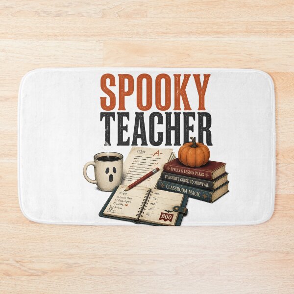 Item preview, Spooky Teacher Books Autumn Classroom School designed and sold by KristenosNehk.
