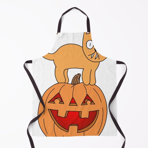 Item preview, Pumpkin Cat - orange designed and sold by motherbrainart.