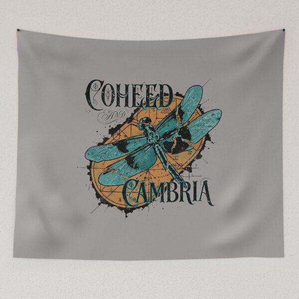 Aperçu de l'œuvre T-shirt Coheed and Cambria Dragonfly Grunge Band - 89 créée et vendue par CedricMbassa.