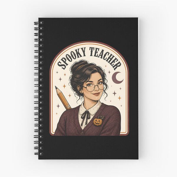 Item preview, Vintage Spooky Teacher Retro Halloween Educator designed and sold by KristenosNehk.