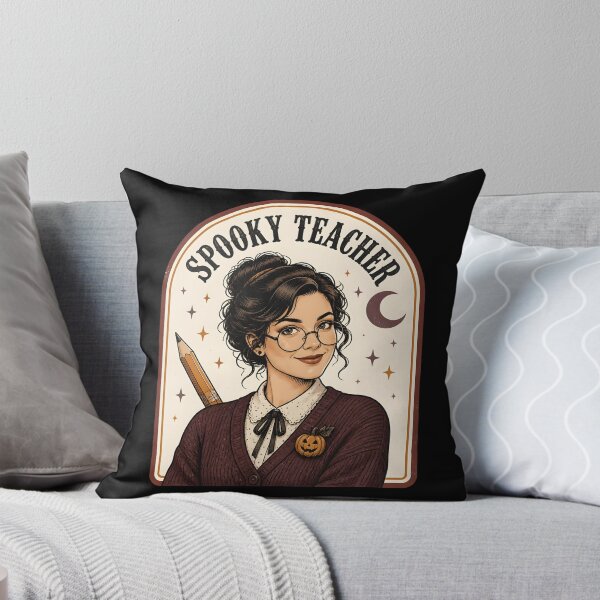 Item preview, Vintage Spooky Teacher Retro Halloween Educator designed and sold by KristenosNehk.