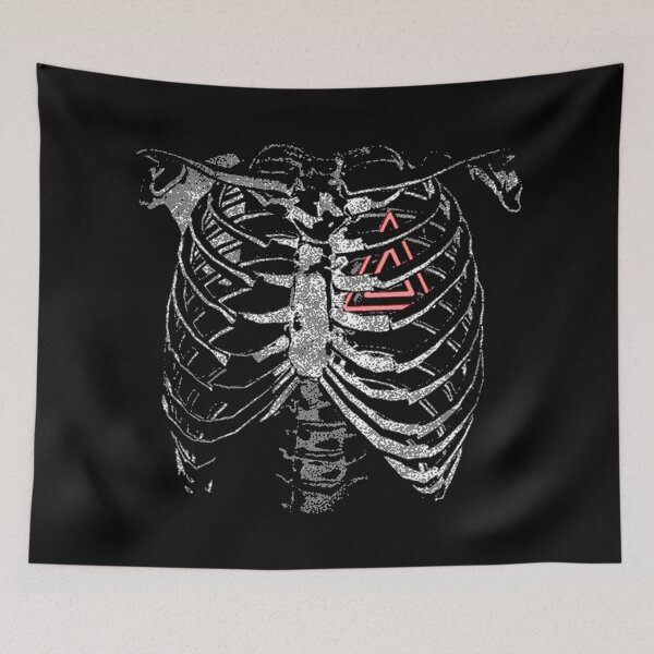 Item preview, Silhouette Bone And Red Triangle designed and sold by KirinStudio.