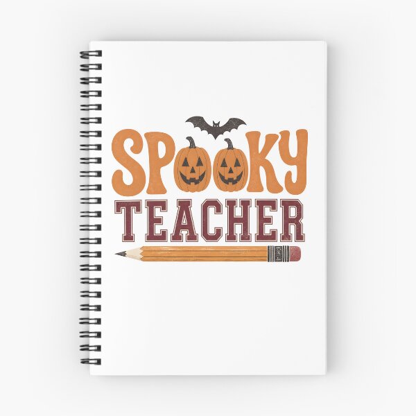 Item preview, Spooky Teacher Typography Retro Halloween School designed and sold by KristenosNehk.