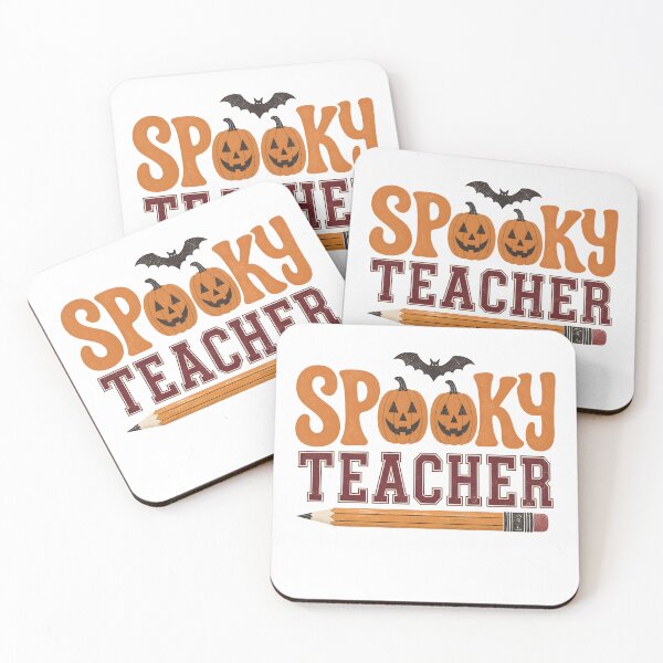 Item preview, Spooky Teacher Typography Retro Halloween School designed and sold by KristenosNehk.