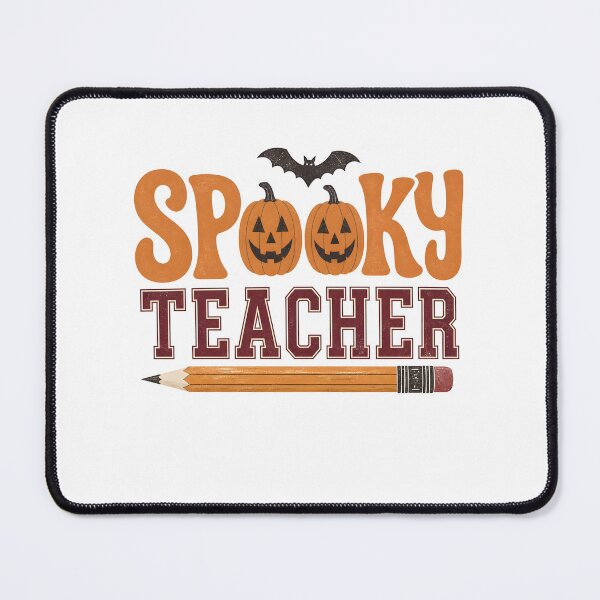 Item preview, Spooky Teacher Typography Retro Halloween School designed and sold by KristenosNehk.