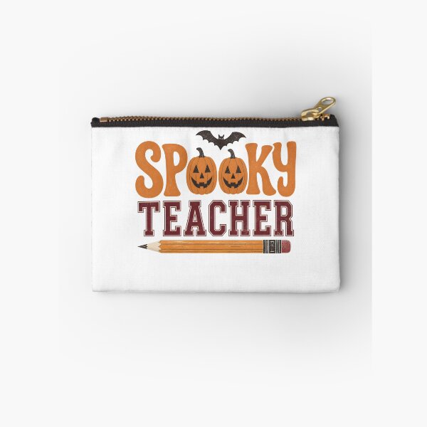 Item preview, Spooky Teacher Typography Retro Halloween School designed and sold by KristenosNehk.