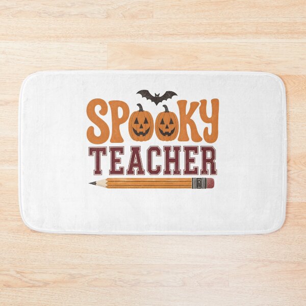 Item preview, Spooky Teacher Typography Retro Halloween School designed and sold by KristenosNehk.