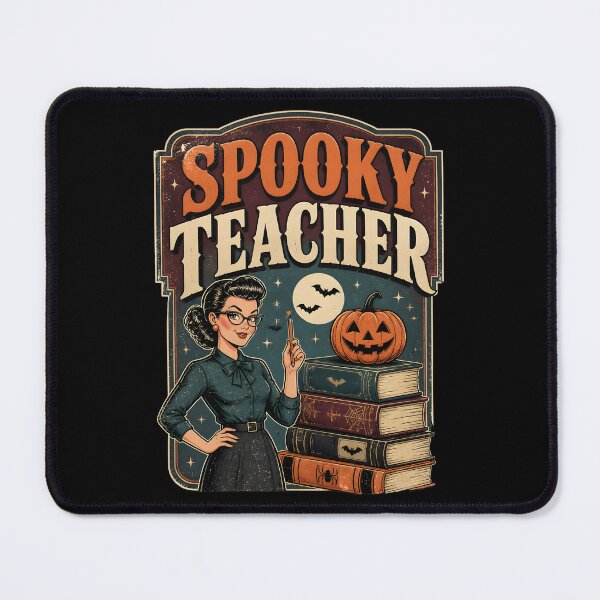 Item preview, Spooky Teacher Bookshelf Halloween Library Classroom designed and sold by KristenosNehk.