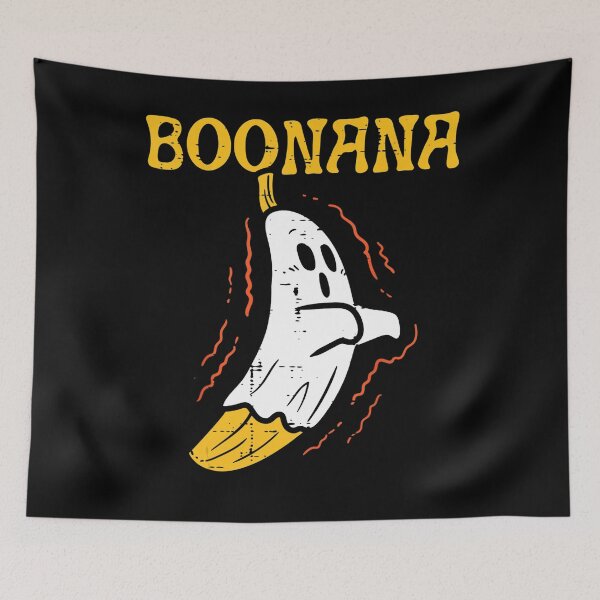 Item preview, Boonana Cute Ghost Banana Halloween designed and sold by fibiiiartstudio.