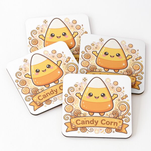 Item preview, Candy Corn Name Banner Showcase Sticker - Halloween designed and sold by Lesley D.