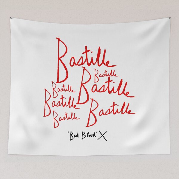 Item preview, Red Typographi Pop Rock Band designed and sold by KirinStudio.