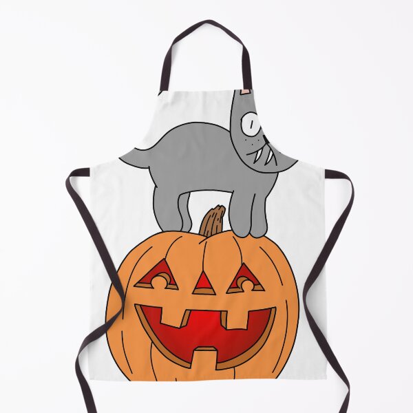 Item preview, Pumpkin Cat - gray designed and sold by motherbrainart.