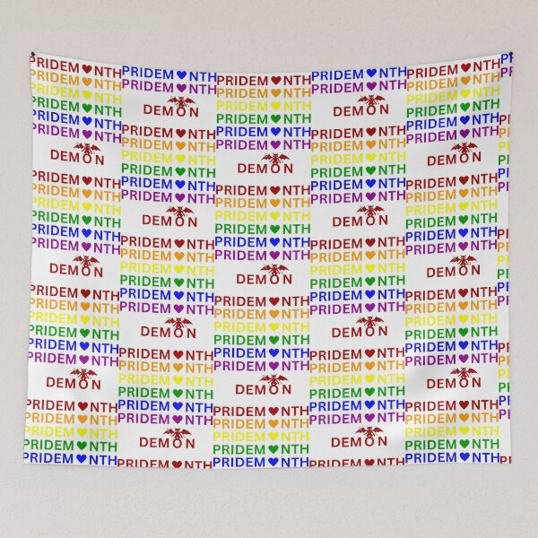 Item preview, Eileentheart - Pride Month Demon - Pride Month designed and sold by keener-kizziex.