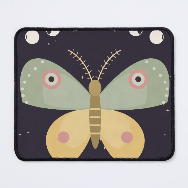 Item preview, Witchy Moth and Crescent Moons designed and sold by ChromaLens.