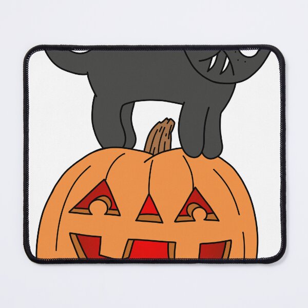 Item preview, Pumpkin Cat - black designed and sold by motherbrainart.