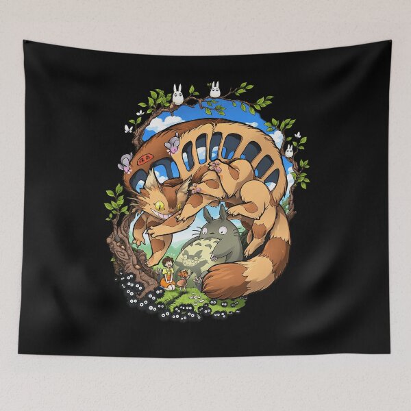 Item preview, My Neighbor Totoro Family Forest Graphic designed and sold by neelydirt-r.