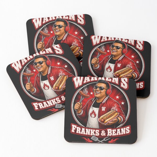 Item preview, Warren's Franks & Beans Retro Hot Dog BBQ Graphic-20 designed and sold by DebraMattie.