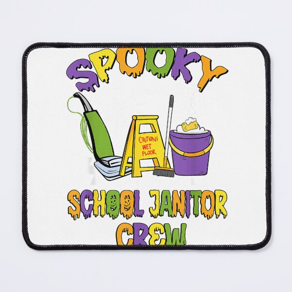 Item preview, Retro Groovy Spooky School Janitor Crew Halloween Costumes T-Shirt designed and sold by Atros.