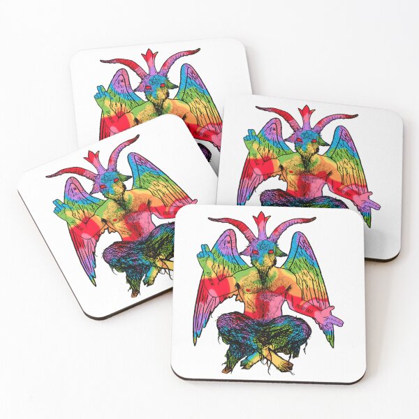 Item preview, Gay Pride Rainbow Baphomet designed and sold by keener-kizziex.