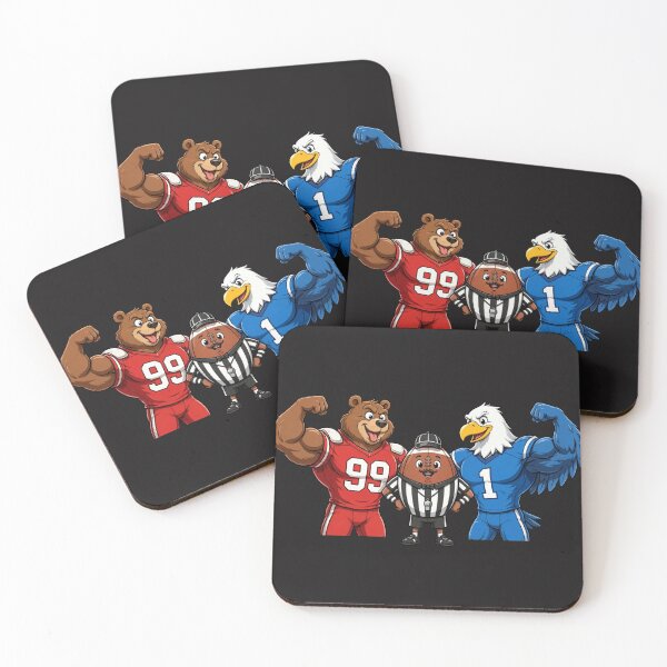 Item preview, Funny Muscular Bear vs Muscular Eagle Football Shirt | American Football designed and sold by Ibrahimhema5.