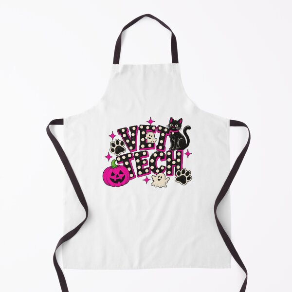 Item preview, Vet Tech Halloween Black Cat Ghost Pumpkin Funny Shirt designed and sold by gamoreRony.