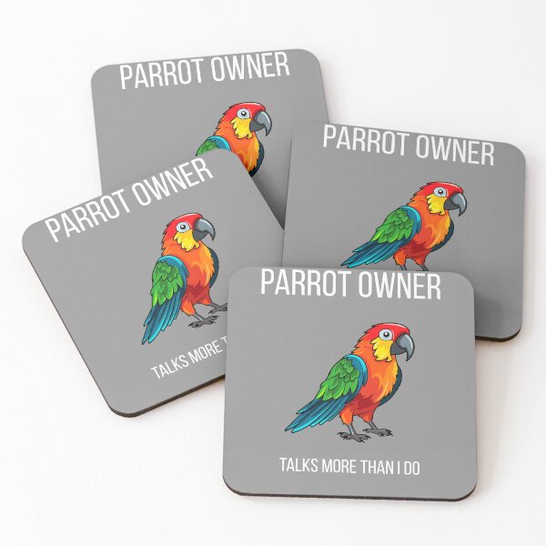 Item preview, parrot owner talks more than i do shirt – heartfelt parrot owner pet lover gift designed and sold by Zyvora-merch.
