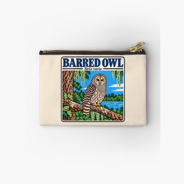 Item preview, Barred Owl Vintage Wildlife Woodcut designed and sold by American Fieldmark Studio.