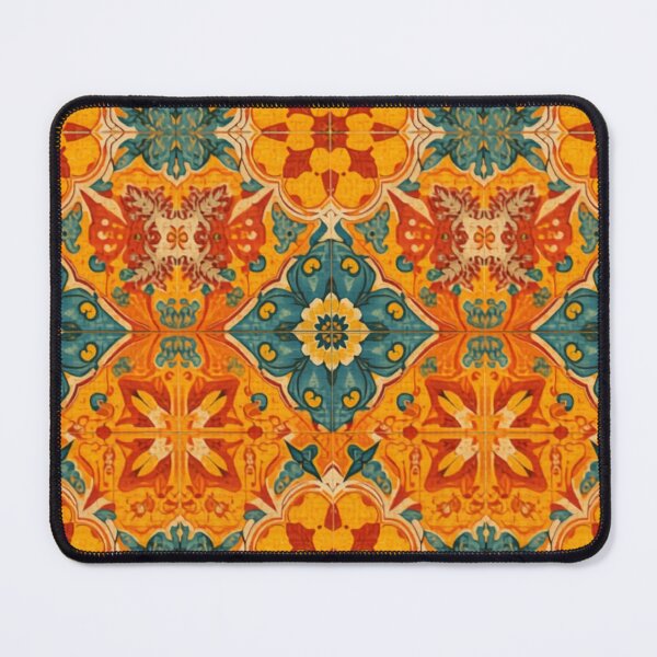 Item preview, Mediterranean Majolica Tile Pattern Italian Wall Art designed and sold by ChromaLens.