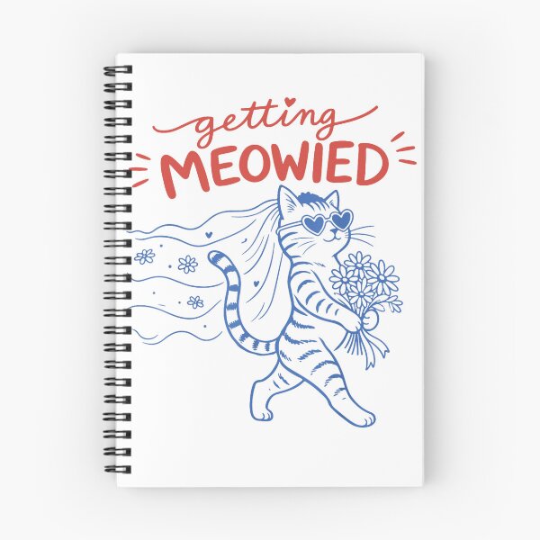 Item preview, Getting Meowied Funny Cat Bride Meme designed and sold by fibiiiartstudio.