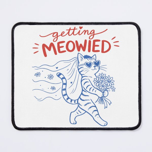 Item preview, Getting Meowied Funny Cat Bride Meme designed and sold by fibiiiartstudio.