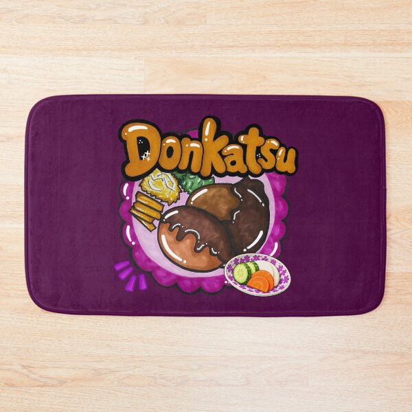 Item preview, Hand-Drawn Korean Donkatsu Pork Cutlet with Bold Food Lettering designed and sold by lazypencil.art.