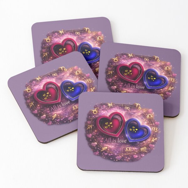 Item preview, All is love - cosmic motif designed and sold by NB-Artmagic.
