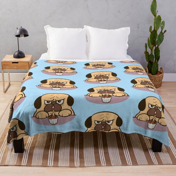 Item preview, Pug happy birthday  designed and sold by Huebucket.