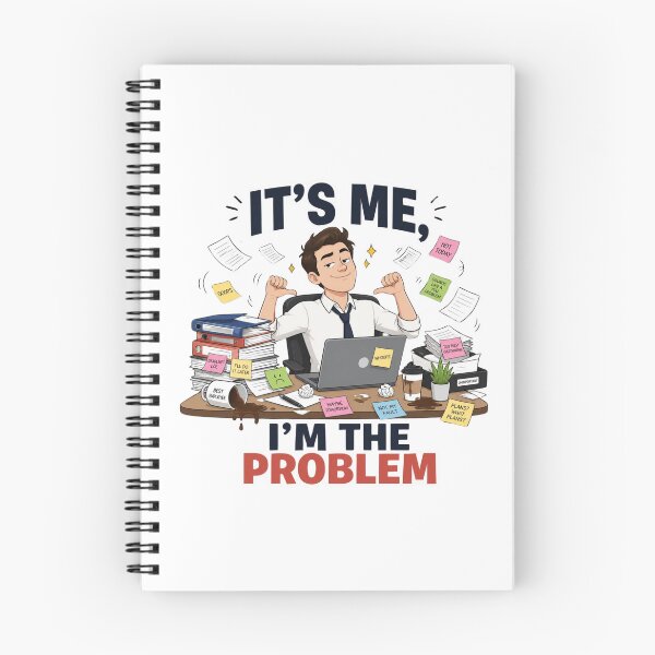 Item preview, Its Me Im The Problem Funny Office Humor Work Sticker designed and sold by Créative touche .