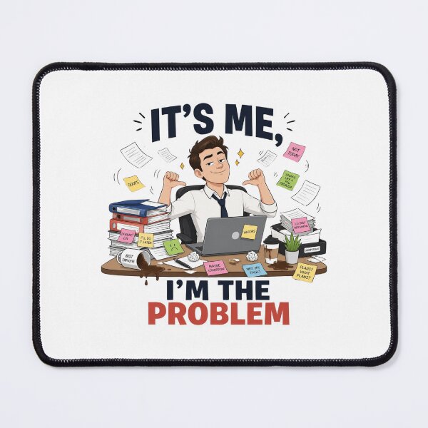 Item preview, Its Me Im The Problem Funny Office Humor Work Sticker designed and sold by Créative touche .
