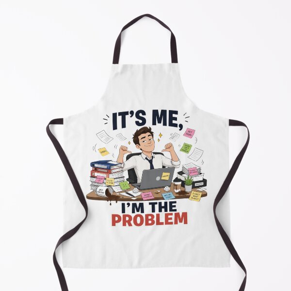 Item preview, Its Me Im The Problem Funny Office Humor Work Sticker designed and sold by Créative touche .