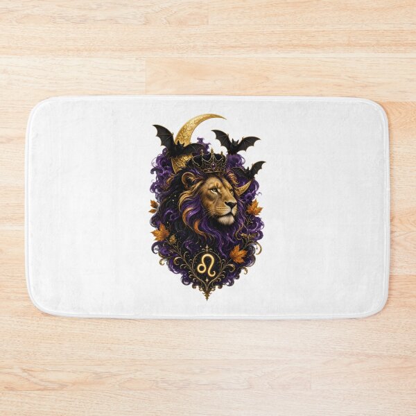 Item preview, Leo Mystical Purple Lion King Crown designed and sold by Zodiac Celestial Art.