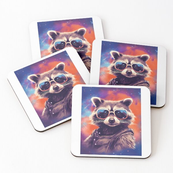 Item preview, Color Racoon In The Galaxy designed and sold by elizah-jeffcoat.