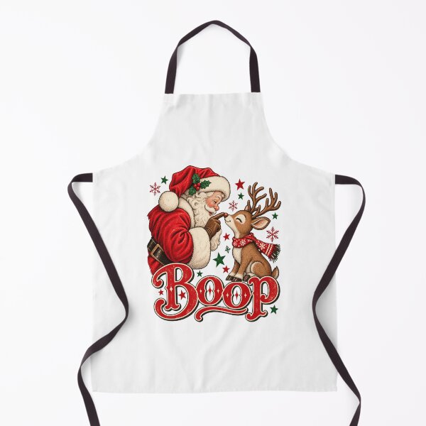 Item preview, Santa Boop Cute Reindeer Nose Vintage Christmas Holiday Retro Art designed and sold by gamoreRony.
