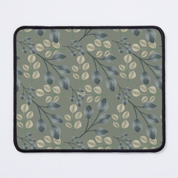 Item preview, Botanical Foliage Muted Sage Green Seamless Pattern Art designed and sold by Jyoti Digital Artist.