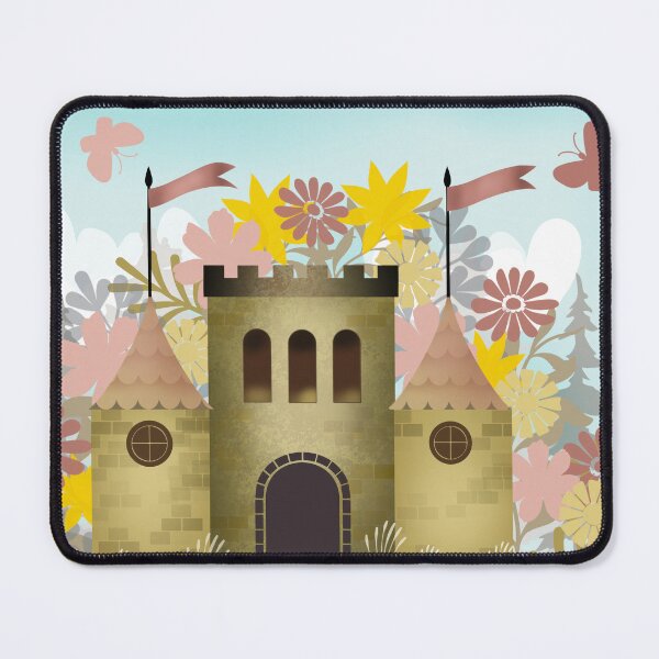 Item preview, Fairytale Castle Illustration designed and sold by Honey Myrtle Studio.