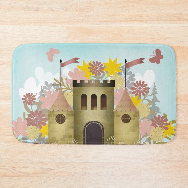 Item preview, Fairytale Castle Illustration designed and sold by Honey Myrtle Studio.