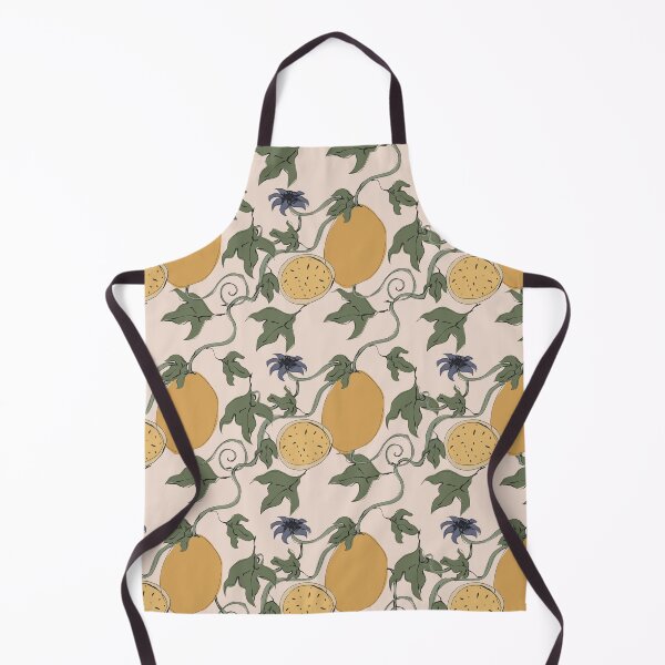Item preview, Boho Passionfruit Oasis Aesthetic Seamless Pattern designed and sold by  Boho Vibes Studio.