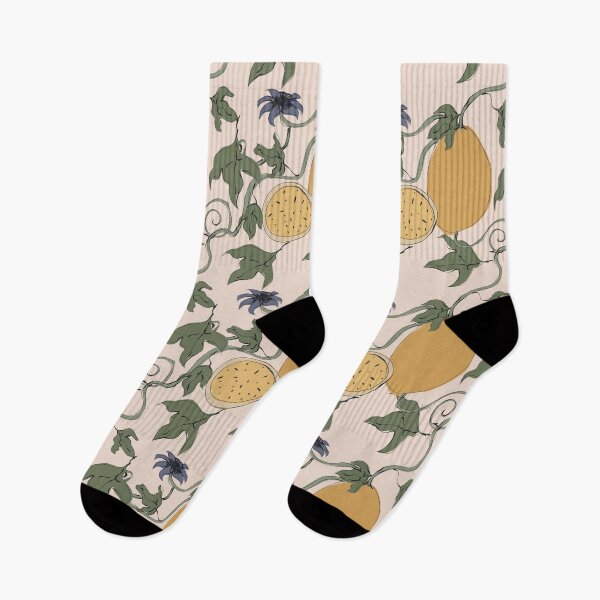 Item preview, Boho Passionfruit Oasis Aesthetic Seamless Pattern designed and sold by  Boho Vibes Studio.