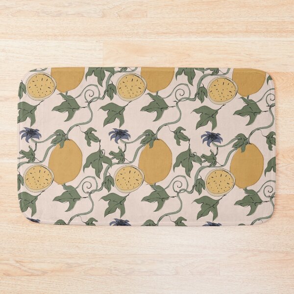 Item preview, Boho Passionfruit Oasis Aesthetic Seamless Pattern designed and sold by  Boho Vibes Studio.