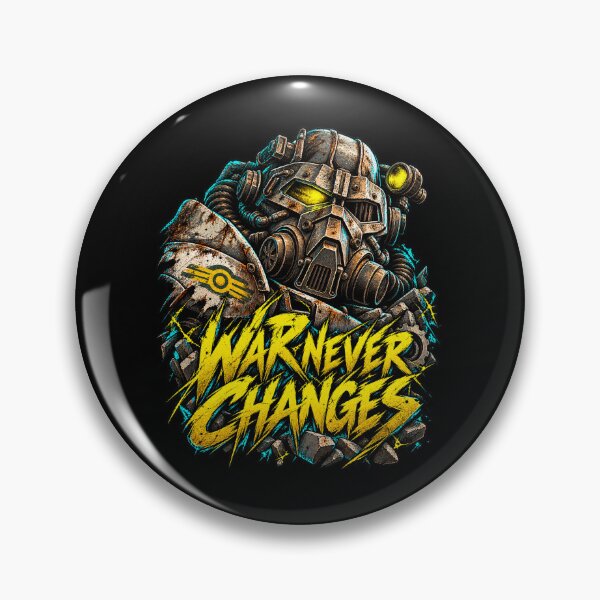 Item preview, Fallout Power Armor War Never Changes designed and sold by Pandaburba.