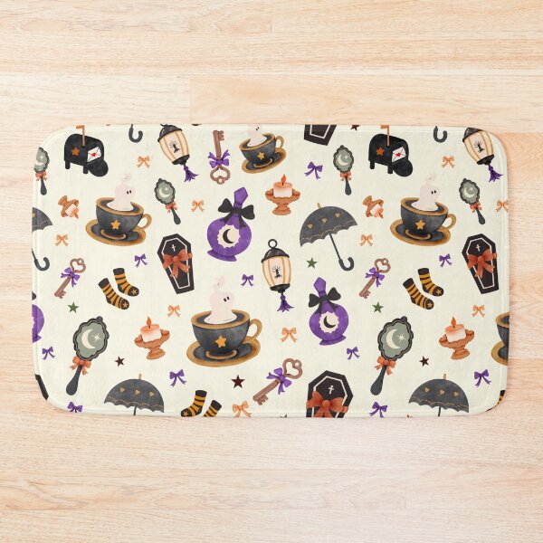 Item preview, Cute Witchy Halloween Objects Seamless Pattern. designed and sold by i-have-idea.