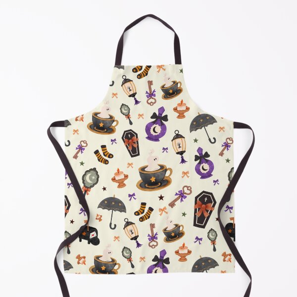Item preview, Cute Witchy Halloween Objects Seamless Pattern. designed and sold by i-have-idea.