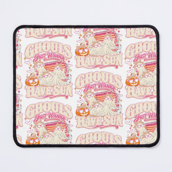 Item preview, Ghouls Just Wanna Have Sun Funny Cute Halloween Ghosts Tanning Retro Spooky Art designed and sold by gamoreRony.