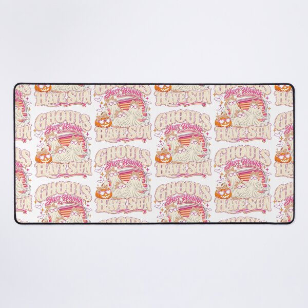 Item preview, Ghouls Just Wanna Have Sun Funny Cute Halloween Ghosts Tanning Retro Spooky Art designed and sold by gamoreRony.